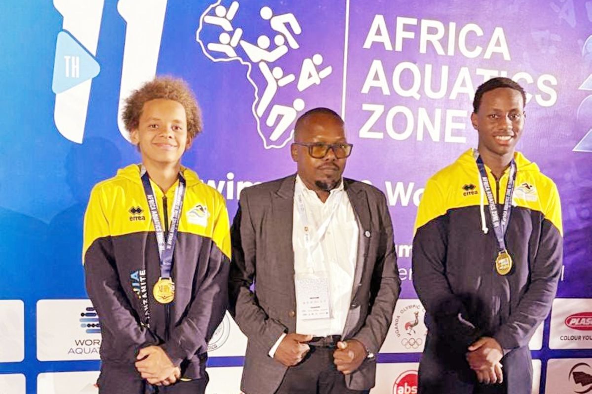 Tanzania swimmers shine with victories, relay medals in Uganda